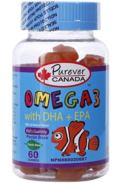 Herbaland حلوى أوميغا 3 الجيلاتينية للأطفال