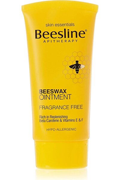 Beesline مرهم شمع العسل خالٍ من العطور، غني بالبيتا كاروتين وفيتامينات E و F،...