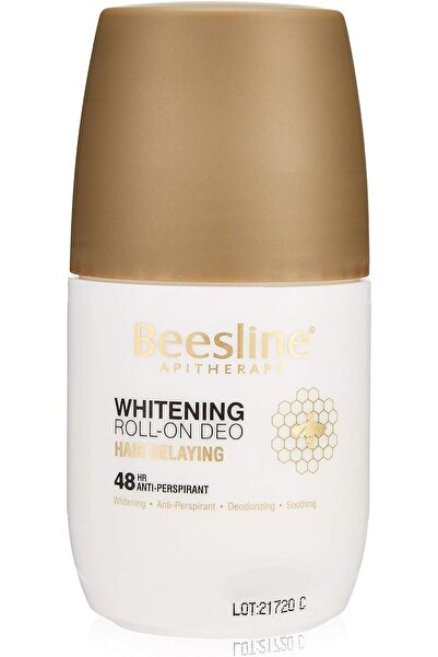 Beesline Skin-Lightening Deodorant Roll-On 3-in-1, Fragrance-Free, Unisex, 50 ml