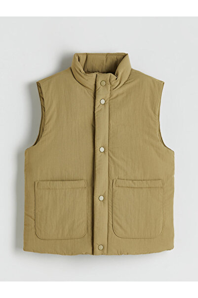 LC Waikiki Sparkling Choices from Shining Store | Mock Neck Boys' Puffer Vest