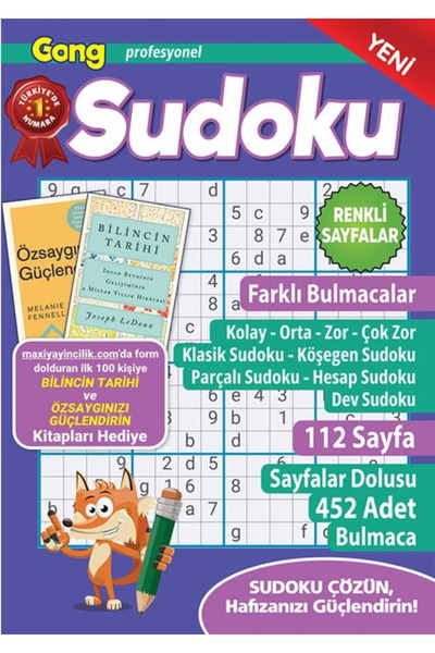 Maxi Yayıncılık Gong Profesyonel Sudoku 2025/03