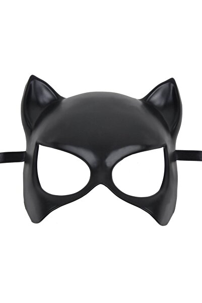 OEM Masca Deghizare Carnaval Dama Pisica cu Urechi Negre