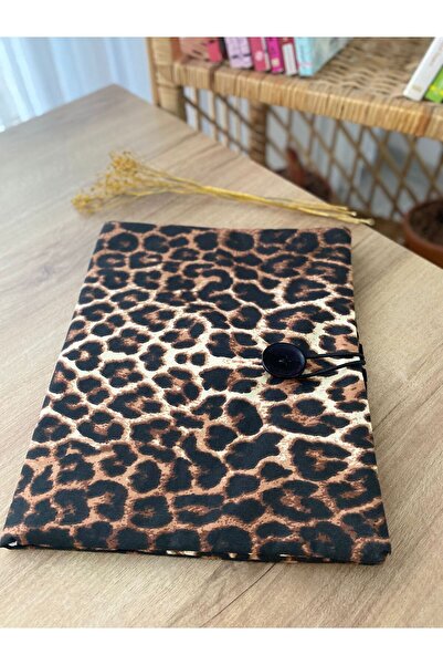 Shines Fabrika Satış Mağazası Pöticorn Leopar desenli tablet kılıfı, ajanda k...