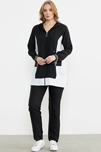 Sementa 76448 Linen Look Hooded Tunic Set