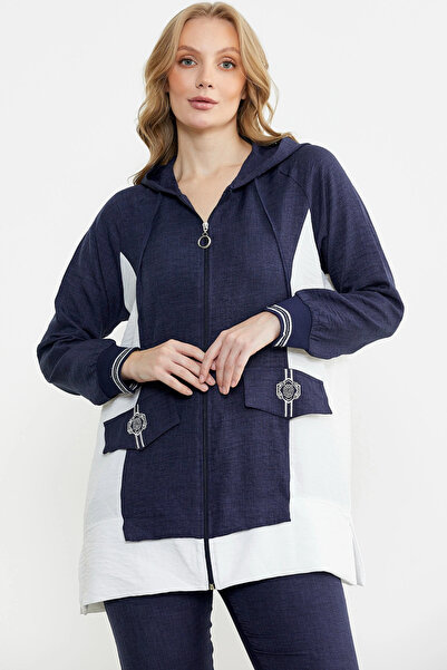 Sementa 76448 Linen Look Hooded Tunic Set