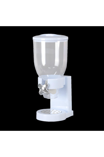Generic Single Cereal Dispenser White/Clear 25 cm
