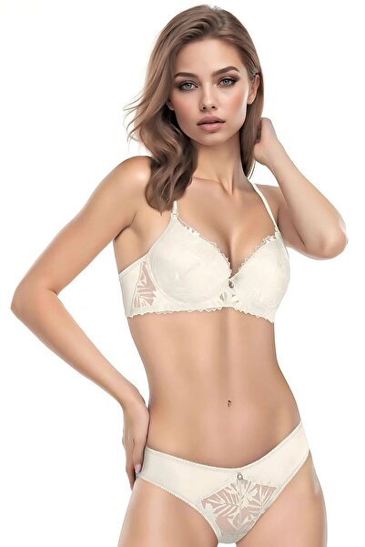 Le Jardin طقم حمالة صدر دانتيل للنساء 5060