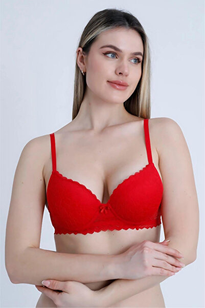 Karaz Tekstil Lace bra empty cup women 2552-b