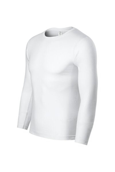 Malfini Unisex T-shirt, Progress LS P75, White 2XL