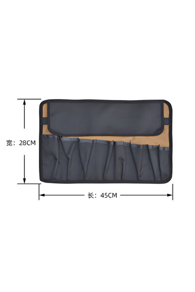 Generic Foldable Tool Bag Roll up Organizer Portable Kit Storage Wrench Holder Heavy Duty Pouch (Not tools)