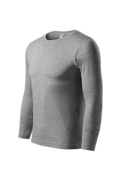 Malfini Tricou unisex, Progress LS P75, gri M