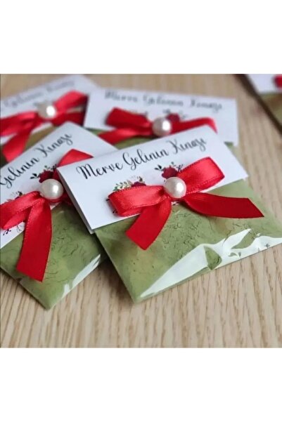 İnci Mode 25 Adet Kına Paketi Düğün,Nişan,Söz,Kına Gecisi,Asker,6 Ay Kınası