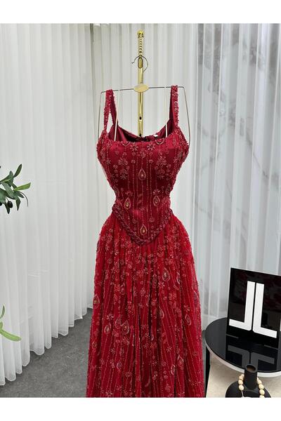 JOUNGIER Women's evening dress, embroidery cost