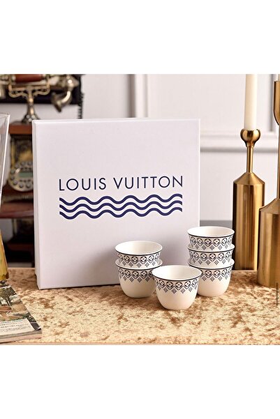 Louis Vuitton LV set of 6 Coffee Cups