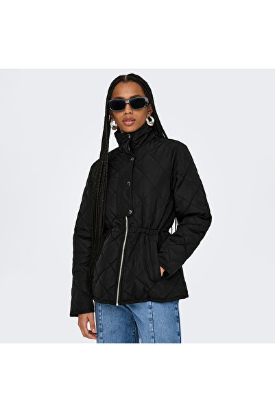 ONLY Γυναικείο μαύρο παλτό Lina Life (15354432-B)