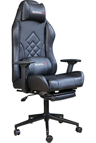Rebelx Carbon Deri, Ayak Uzatmalı Hype Model Oyuncu Koltuğu