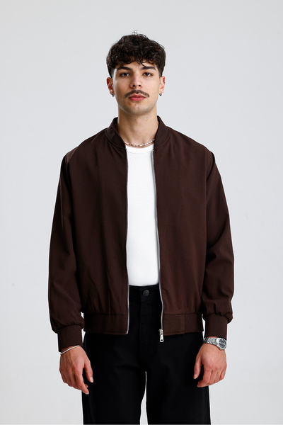 ATE STUDIOS سترة كاجوال بياقة دائرية وقصة مريحة