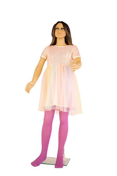 PETRA-ELISA Children's Microfiber Tights 40 DEN Irina, Purple, 3-6 years