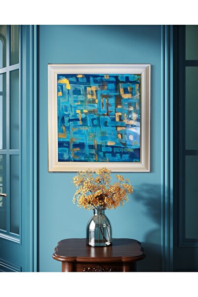 Siraze sanat Hat Sanatı Tablo-El Yapımı Soyut Çalışma-Modern Dekoratif-kişiye...