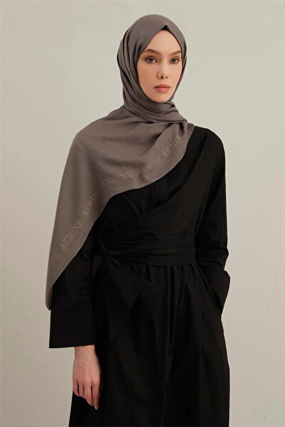 Armine Logo Border Cotton Silk Shawl 1 20