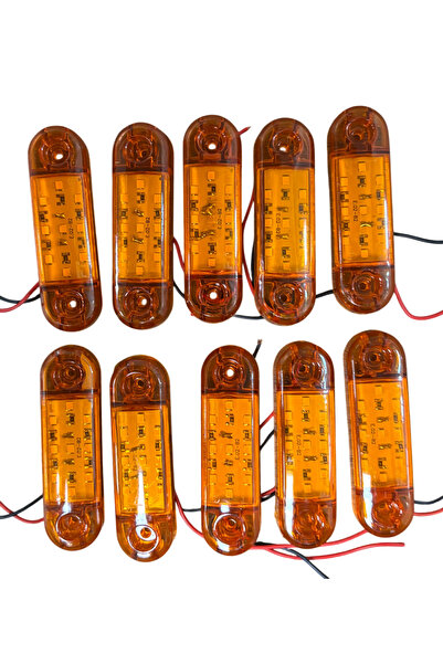 TAS 9 Led Parmak Lamba Oval 24v Sarı Su Geçirmez E Belgeli 10 Adet Fiyatı TAS...