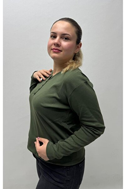 QYA Clothing ΒΑΣΙΚΟ ΜΑΚΡΥΜΑΝΙΚΟ ΜΑΚΡΥΜΑΝΙΚΟ ΜΠΛΟΥΖΑ 100% ΒΑΜΒΑΚΙ