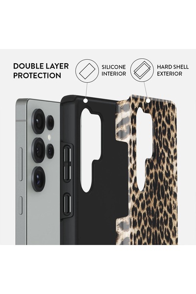 BURGA Phone Case Galaxy S25ultra Hybrid 2 Layer Hard Shell Silicone Protective, Scratch Resistant