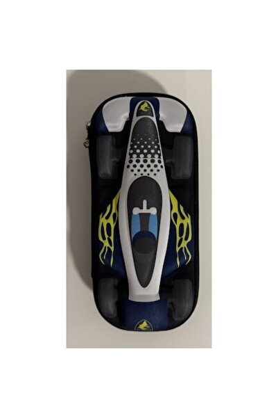 DİVERS Penar școlar, un compartiment, nepregătit, 21 x 9 x 4 cm, Formula1 Negru