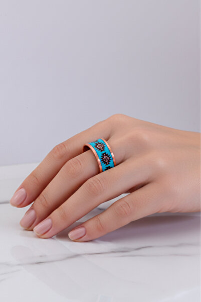 OSMANLI GÜMÜŞ Women's Copper Ring - Charmaleon Model Special Edition Ring