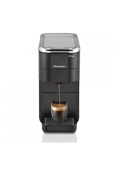 ROHNSON Espressor extra slim manual 2 in 1 (capsule, cafea macinata), R98055