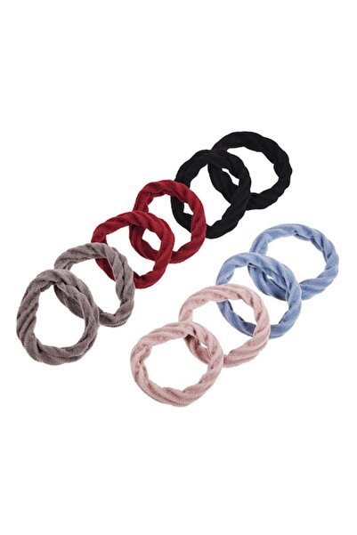 SHOPIENS Set 10 elastice de păr Shopiens® pentru femei, multicolore