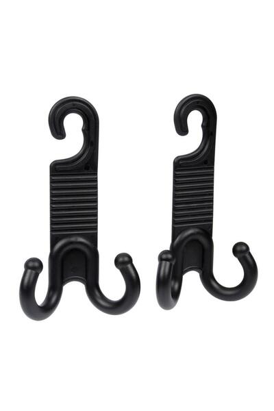 Lampa Set of 2 multifunctional plastic car hooks LAM72456, for headrest attac...