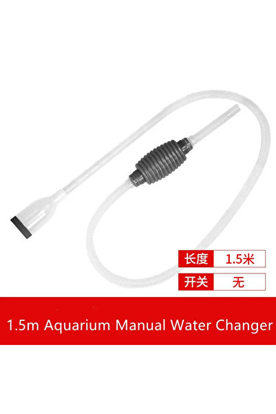Choice1 1.5m 1.5m/1.7m/2.6m Aquarium Manual Water Changer Fish Tank Air Pump ...