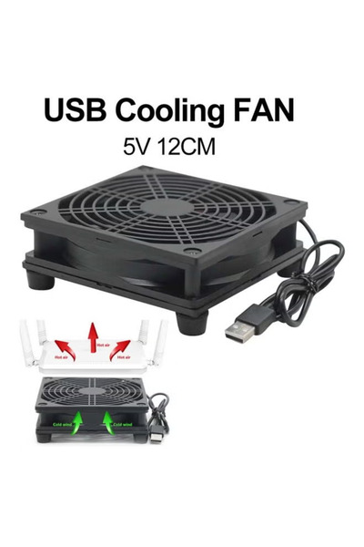 Generic مروحة تبريد USB سوداء