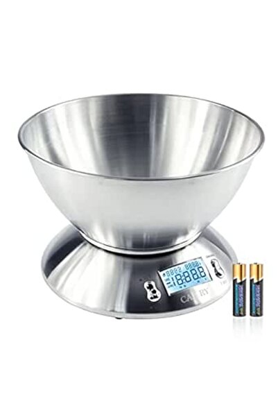 Generic وعاء خلط طعام رقمي عالي الدقة من كامري، سعة 2.15 لتر، درجة حرارة الغرفة وحجم السائل