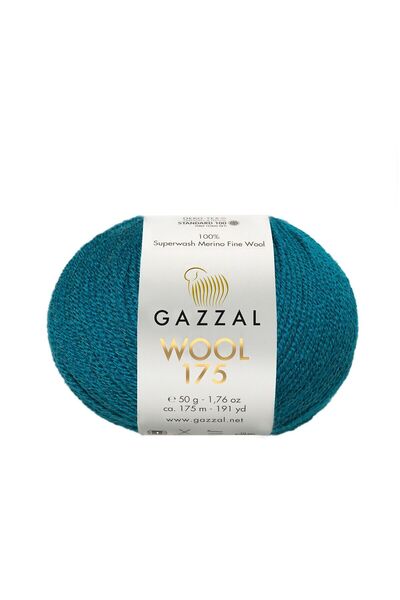 Gazzal Wool 175 %100 Superwash Merinos Yünü – Örgü İpliği, 50g / 175m-337-1 ADET