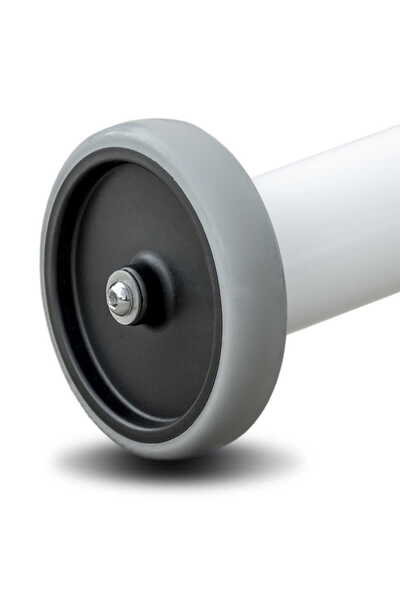 Other Metal frame for a garden hammock with wheels, black metal, for two people.