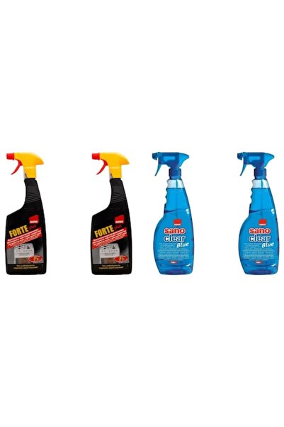 Sano Set Variat 4 x Componente, 2 x Soluție Forte pentru Aragaz 500ml, 2 x So...