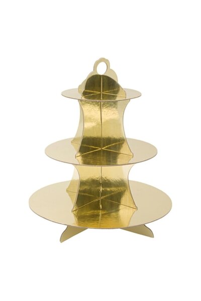 SHOPIENS Suport pentru prajituri etajat Shopiens® cu 3 nivele de 30 cm, 23 cm...