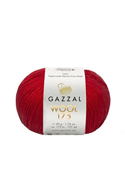 Gazzal Wool 175 %100 Superwash Merinos Yünü – İnce / Bebek & Şal Örgü İpliği, 50g / 175m-338