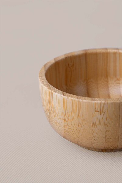 Barine Bamboo Medium Snack Bowl 8X4 cm 8X4 cm