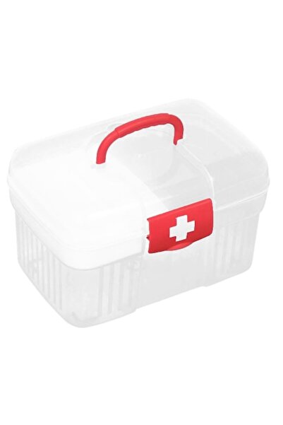 SHOPIENS Cutie organizatoare cu tavă detașabilă pentru medicamente Shopiens®,...