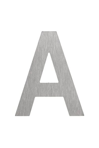 SHOPIENS Litera Casa A Autoadeziva Inox 50 mm Argintie pentru Poarta Usa Exte...