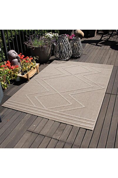 Adalizza Balkon Teras Bahçe Mutfak Dış Mekan Halısı İskandinav tarzı Geometri...