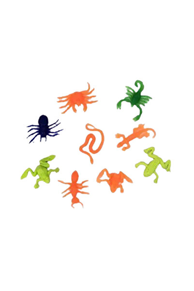 DODOMAR Pinyata İçi Oyuncak RENKLİ BÖCEKLER 10lu