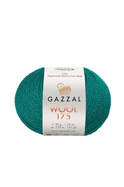 Gazzal Μαλλί 175 100% Superwash Merino Wool – Λεπτό / Βρεφικό & Πλεκτό Νήματα για Πλέξιμο, 50g / 175m-320