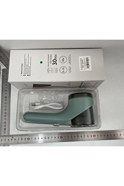 Flippy Electric Lint & Hair Remover, USB, Cleaning Brush, 3 Speeds, 20.5x8.8x7 cm, Green