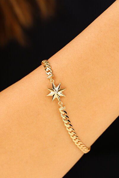 Çgk Çiğdem Gürel Kuyumculuk 14K Altın Kutup Yıldızı Figürlü Gurmet Bilezik – ...