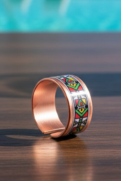 OSMANLI GÜMÜŞ Women's Copper Ring - Elena Model Special Edition Ring