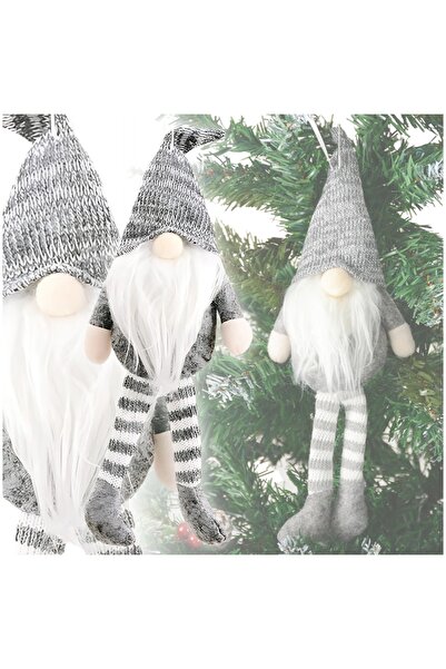 Other Gray Dwarf Gnome Beard Christmas Ornament Decoration Festive Gift